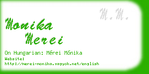 monika merei business card